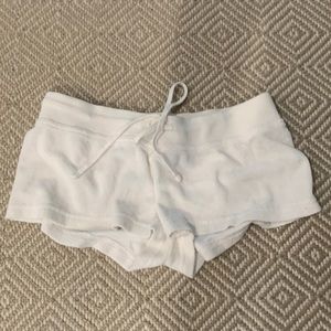 White Hard Tail Shorts White
